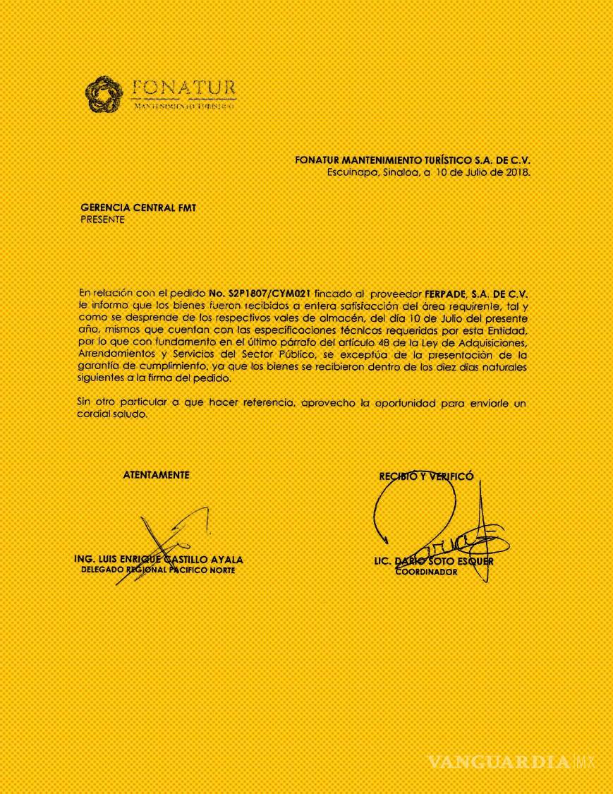 $!Las obras o adquisiciones de bienes y servicios con EFOS comúnmente estuvieron amparadas por comprobantes documentales en los que los funcionarios avalaron su cumplimiento.