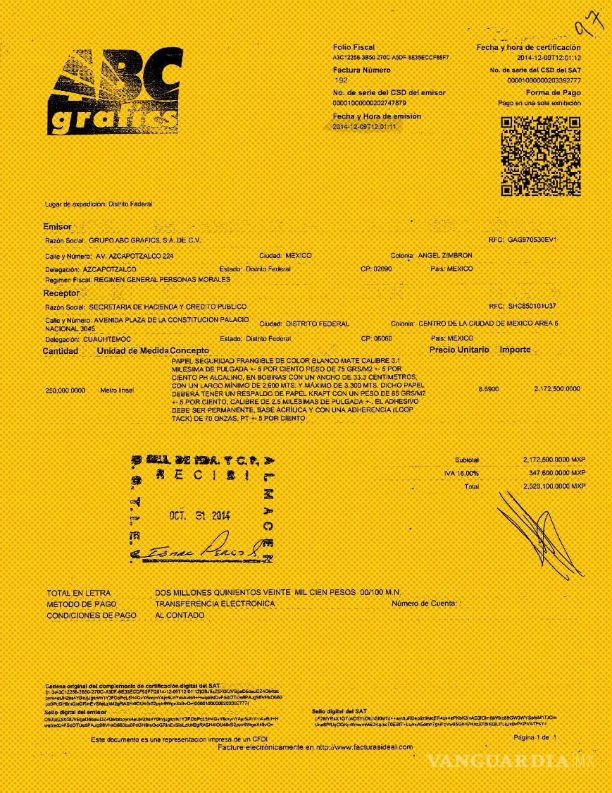 $!IMAGEN: SHCP, RESPUESTA DE TRANSPARENCIA