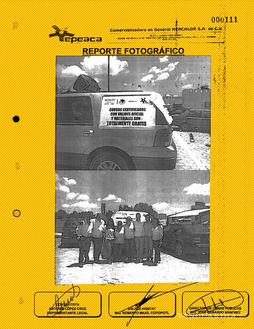 $!El Ayuntamiento de Tepeaca gastó millones de pesos de programas federales en cursos impartidos por una empresa fantasma. | Imágenes: Ayuntamiento de Tepeaca, respuesta de Transparencia