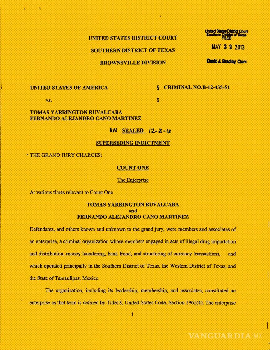 $!En los registros del juicio en Texas contra el exgobernador de Tamaulipas y Fernando Cano se menciona que Construcciones Villa de Aguayo era una importante receptora de contratos públicos.