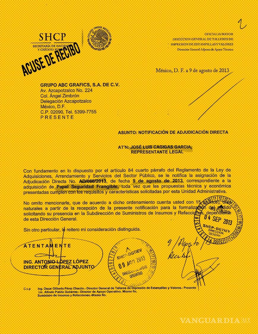 $!IMAGEN: SHCP, RESPUESTA DE TRANSPARENCIA