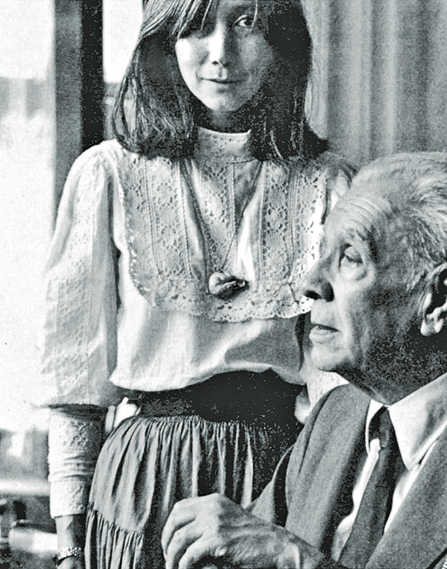 $!Viuda de Borges le rinde homenaje