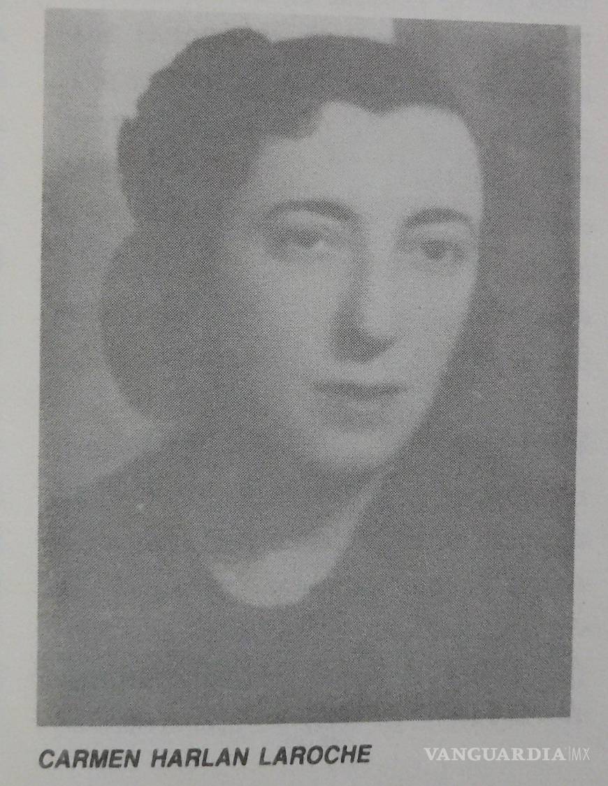 $!Carmen Harlan Laroche, destacada pintora y maestra, es una de las mujeres coahuilenses que merece reconocimiento en la Rotonda.