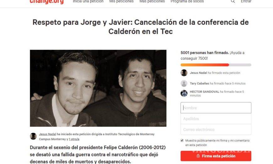 $!Tu jugo del día: Universitarios no quieren a Felipe Calderón