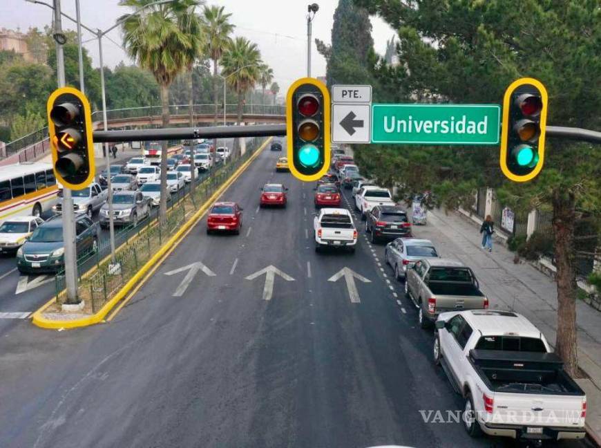 $!Los semáforos inteligentes mejoran el flujo vial.