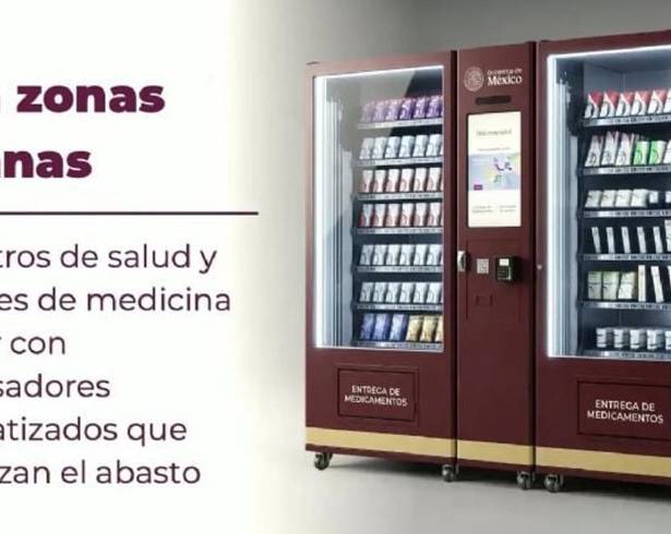 El Gobierno de México anunció la instalación de máquinas dispensadoras para entregar gratuitamente 22 medicamentos destinados a pacientes con enfermedades crónicas en zonas urbanas del país.