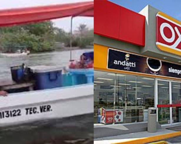 OXXO lancha de Tecolutla, Veracruz