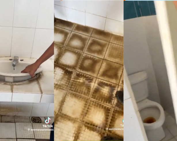 Alumno del CETMAR, Salina Cruz, Oaxaca, es expulsado tras exhibir las pésimas condiciones de los baños en la institución educativa.