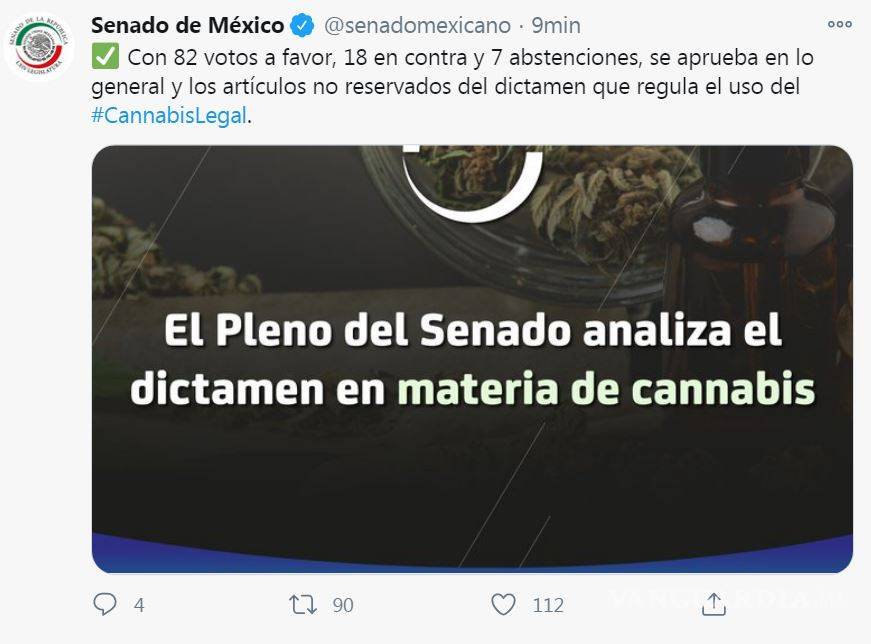 $!Avalan uso lúdico de la mariguana en México