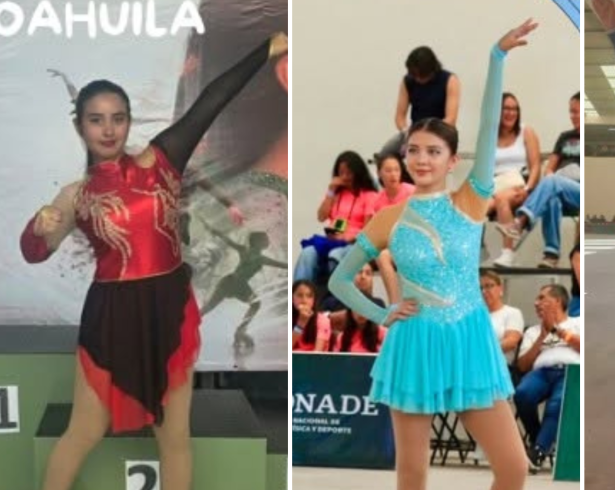Saltillo tuvo presencia en el Nacional de Patinaje Artístico con seis deportistas, entre ellas dos ganadoras de primeros lugares.
