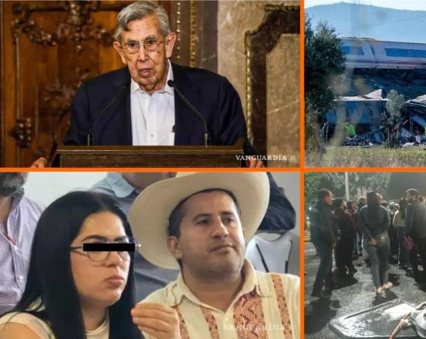 Las noticias más importantes del 28 de octubre en México: Muere Cuauhtémoc Cárdenas; Choque de trenes en España; Caso Carlos Manzo; Más de 34 horas bloqueo del Tec Saltillo, y más