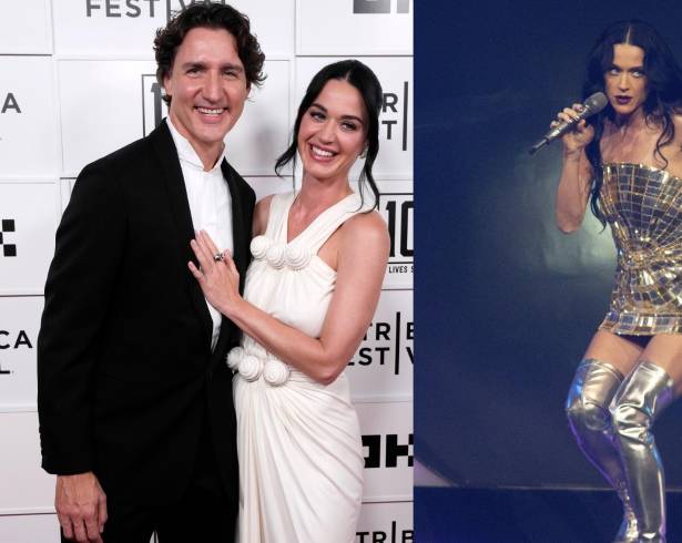 Romance. La presentación del documental sobre la gira de Perry también sirvió como escaparate para una de las parejas más comentadas del espectáculo internacional.