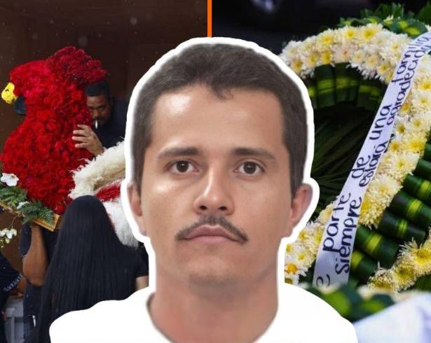 Coronaciones florales, algunas con mensajes retirados, llegaron al funeral de “El Mencho” en Guadalajara bajo vigilancia del Ejército y Guardia Nacional