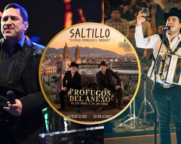 Advertencia. La supuesta fecha de ‘Prófugos del Anexo’ en Saltillo comenzó a circular en redes sociales tras la reciente presentación de Julión Álvarez en la ciudad.