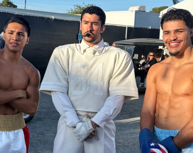 La escena del ring improvisado fue uno de los momentos más comentados del espectáculo de Bad Bunny.