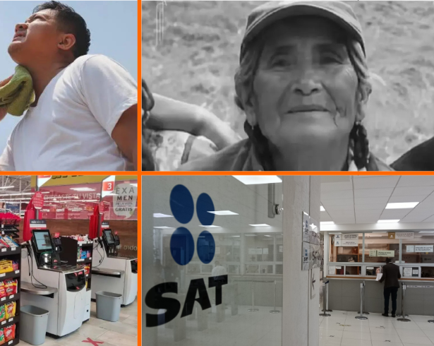 Noticias del fin de semana: Clima; Soriana sustituye empleados por IA y comerciante de 82 años fue asesinada por robo de $90