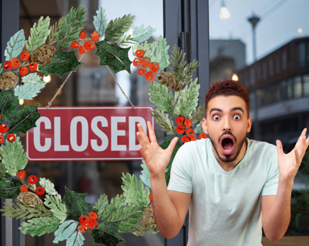 ¿Los bancos estarán abiertos durante el 24 y 25 de diciembre?