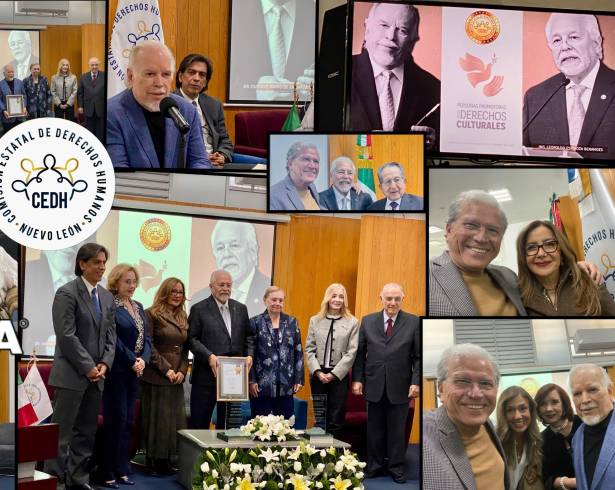 Reconoce CEDH-NL a líderes en la promoción de la cultura.