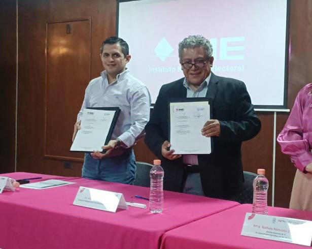 Autoridades electorales y universitarias formalizaron un convenio para acercar a estudiantes al proceso electoral local.