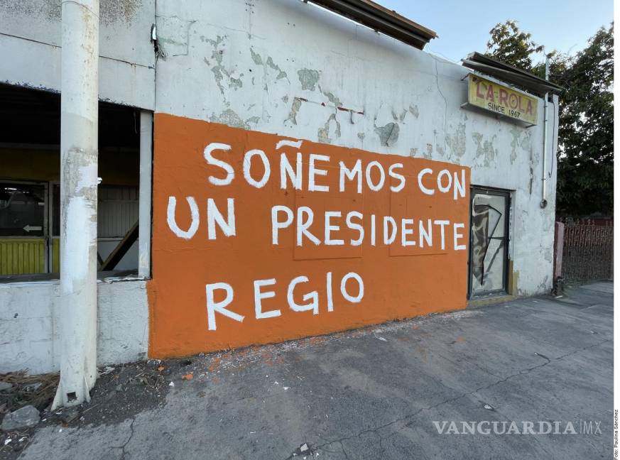 $!Supuesta barda promocional para las aspiraciones presidenciales de Samuel García en Monterrey, Nuevo León.