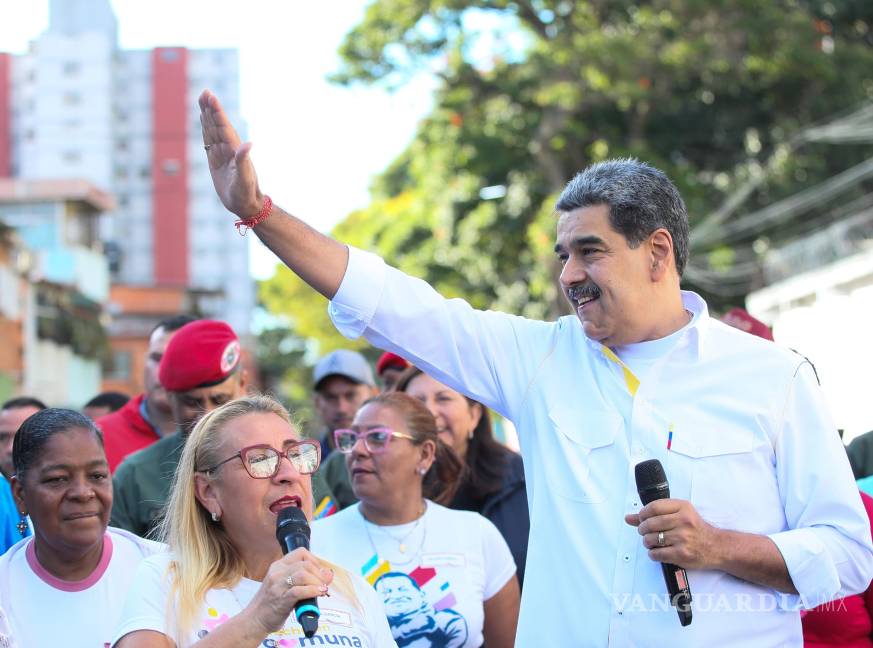 $!El presidente de Venezuela, Nicolás Maduro acusó a María Corina Machado de aplaudir el que calificó como secuestro, por parte de EU, de un buque petrolero.