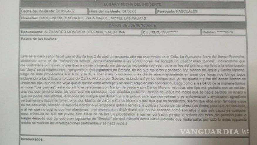 $!Ex jugador de Monterrey es acusado por agresión a sexoservidora