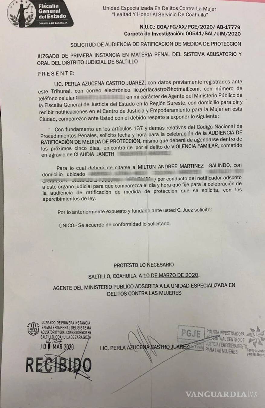 $!'Me quitó la custodia de mis hijos y se los llevan de mi casa'... esposa de Milton Andreé pide ayuda en redes sociales