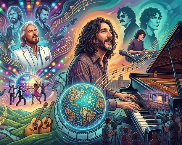 Apunte. Barry Gibb, único sobreviviente de The Bee Gees, celebró 80 años mientras continúa vigente dentro de la música.