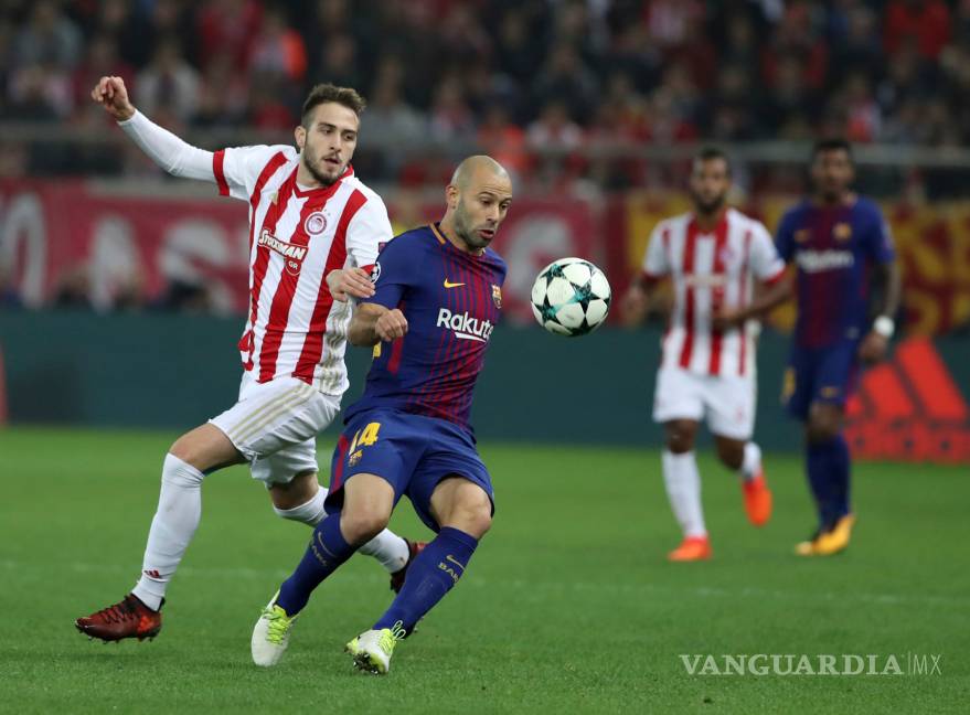 Javier Mascherano ve posible desvincularse del Barcelona en 2018