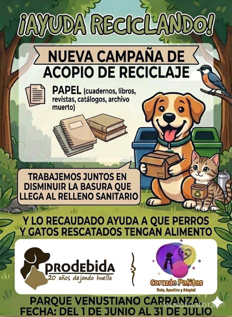 $!La campaña tiene doble impacto: reducir los desechos que llegan al relleno sanitario, ayudar a las y los rescatistas a continuar con su labor.