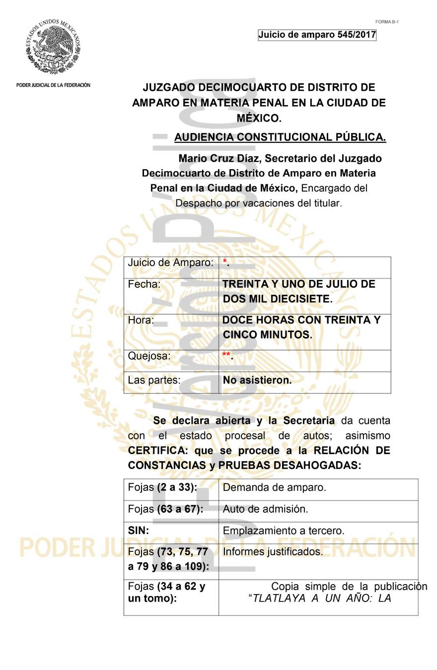 $!Tlatlaya, la herida que no cierra; mandos militares tendrán que ser investigados: Juez