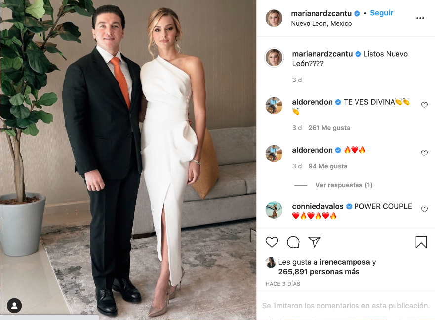 $!De acuerdo con la revista ChicMagazine, la influencia utilizó un vestido blanco de hombro descubierto de Mona Mour Boutique, una tienda exclusiva ubicada en San Pedro Garza García, con un costo de 877 dólares, es decir, alrededor de 17 mil 984 pesos.