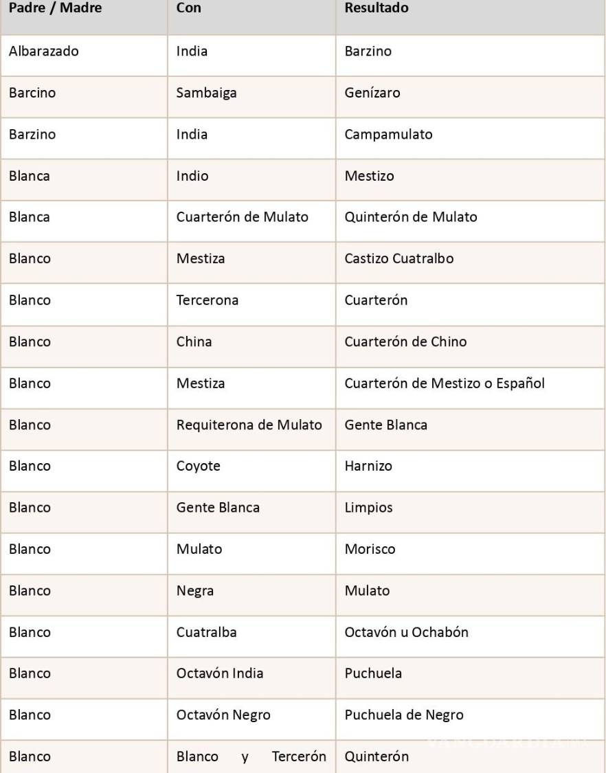 $!Las castas en la villa del Saltillo durante los siglos XVII y XVIII