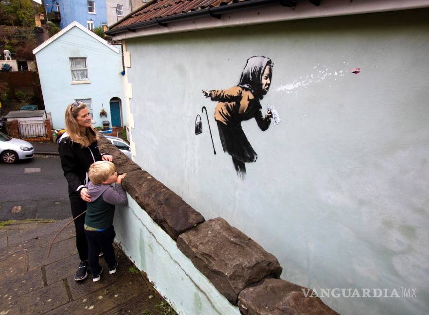 $!Nueva obra de Banksy incrementa precio de casa en venta