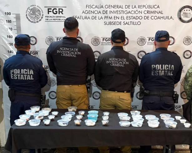 Autoridades federales realizaron el aseguramiento de las especiaes.