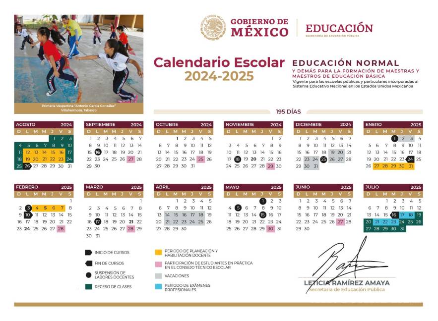 $!Calendario escolar de la SEP 2024-2025: Fechas, descansos y puentes para el próximo ciclo escolar