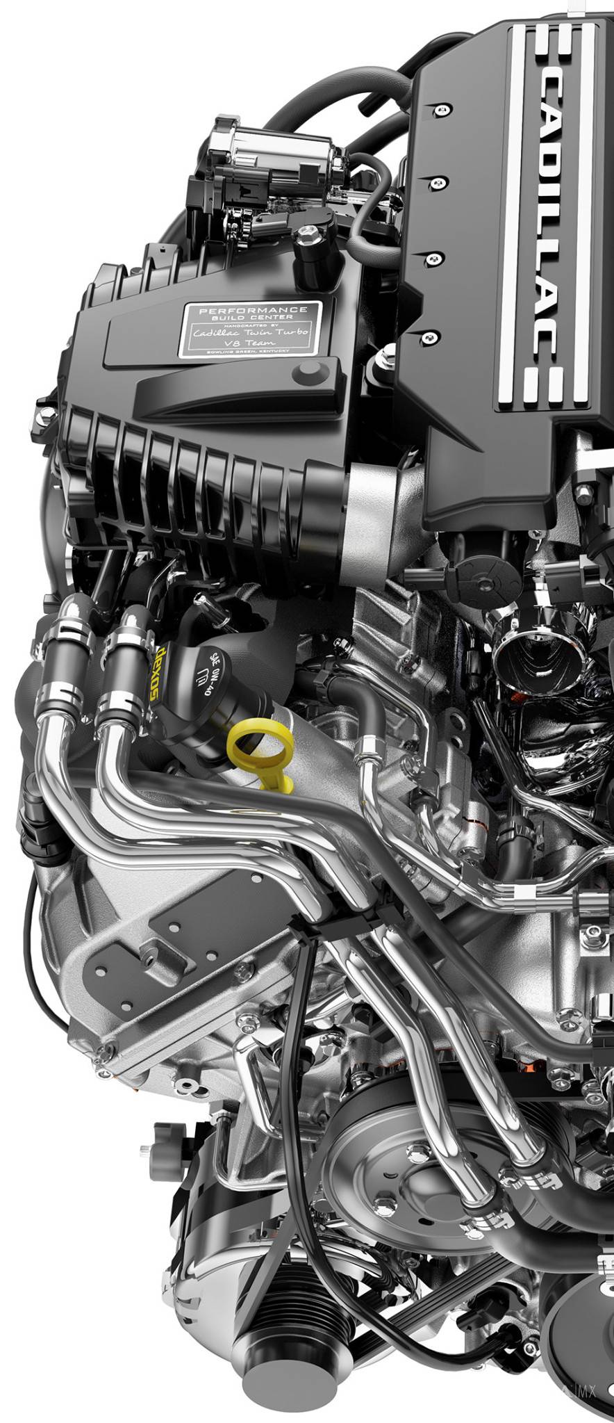 $!Así es el poderoso V8 twin-turbo, el nuevo motor para el Cadillac CT6 2019