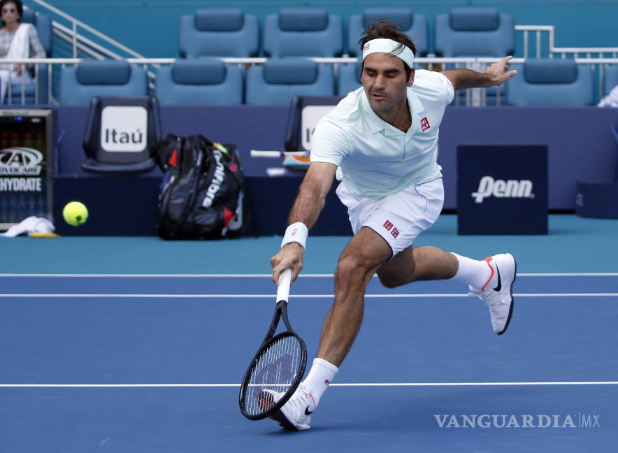 $!Roger Federer alcanza los Cuartos de Final de Miami tras una caótica espera