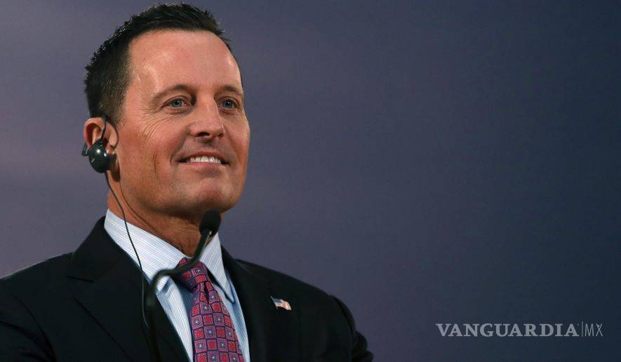 Critican nueva imposición de Trump por nombrar a su aliado Richard Grenell, como director de inteligencia nacional de EU