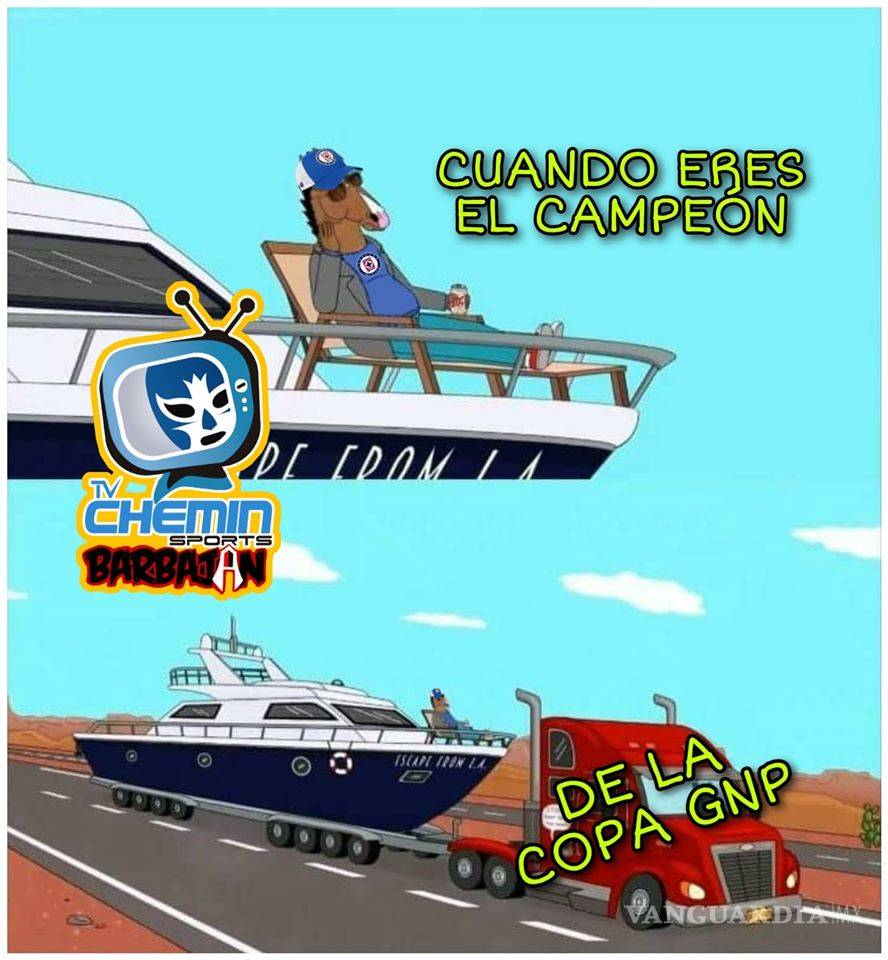 $!Los memes del título del Cruz Azul