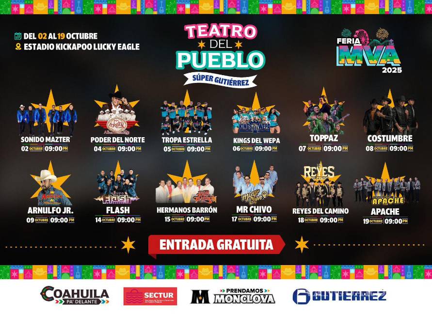 $!El Teatro del Pueblo ofrecerá conciertos con costos accesibles y presentaciones gratuitas, apoyando la economía local y fomentando la asistencia familiar.