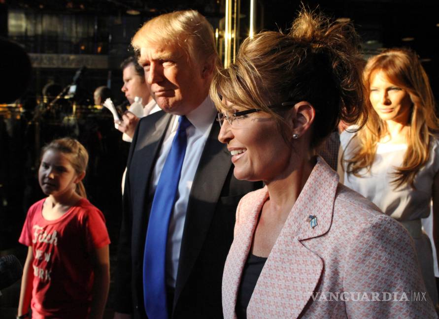 Trump recibe apoyo de ex gobernadora de Alaska, Sarah Palin
