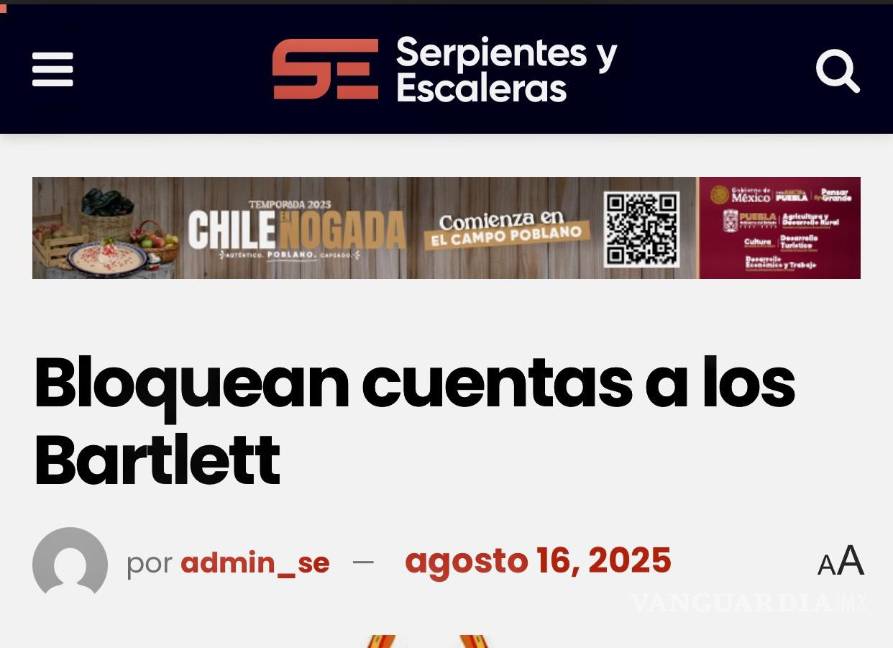 $!Caso Manuel Bartlett.