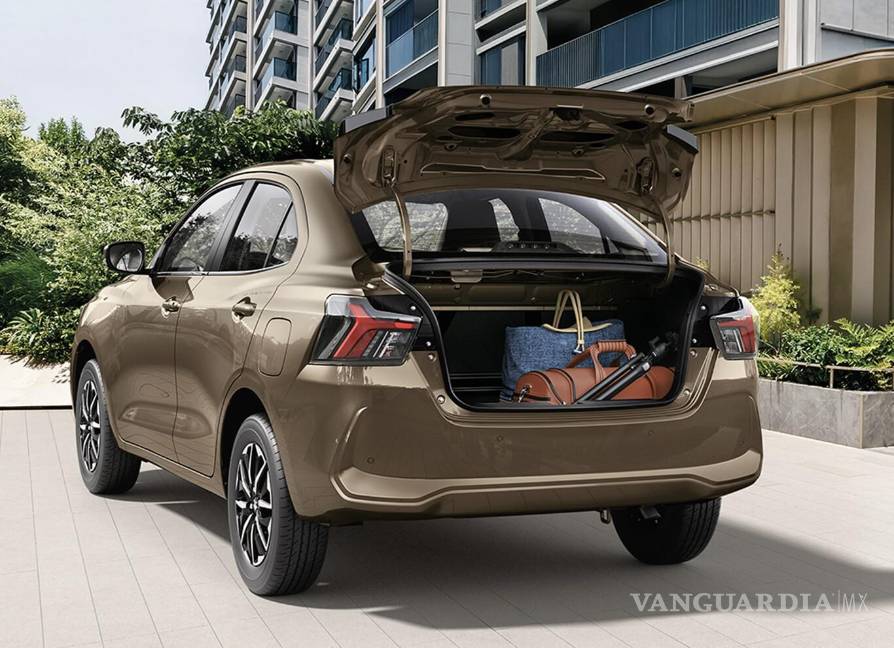 $!Con 378 litros de cajuela, el Dzire se coloca como uno de los más prácticos del segmento.