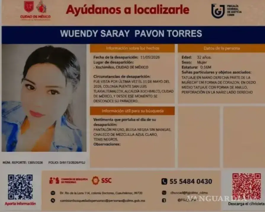$!Encuentran el cuerpo de Wuendy Saray en cajuela tras choque en Lerma; tenía ficha de búsqueda en CDMX