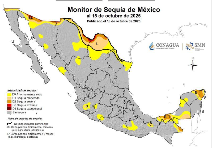 $!Coahuila es segundo lugar en territorio afectado por la sequía, a pesar de las lluvias