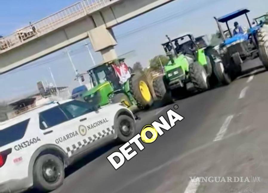 $!Patrullas contra tractores. Ganan los tractores.