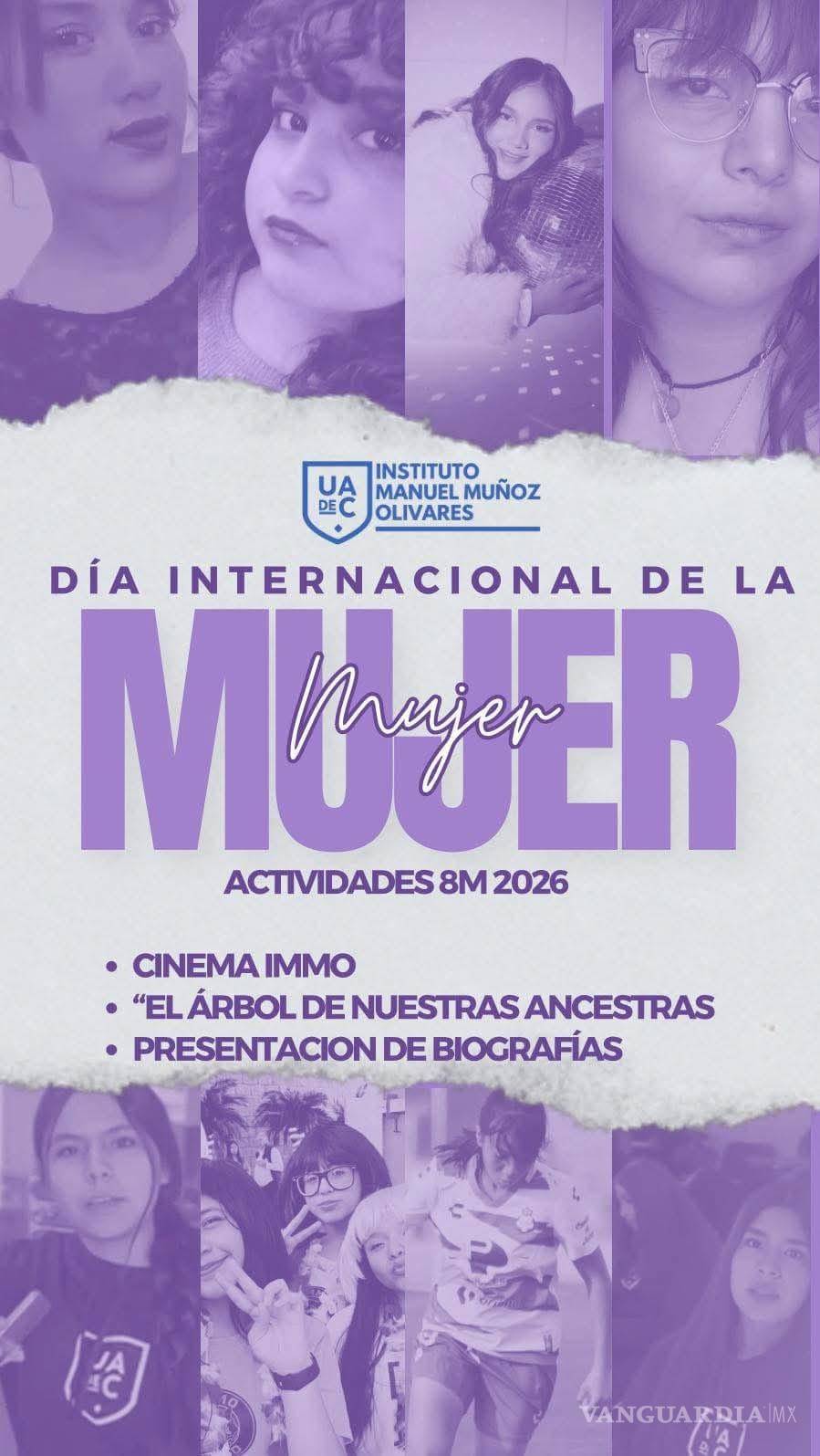 $!La Universidad Autónoma de Coahuila despliega agenda académica, cultural y social por el 8M