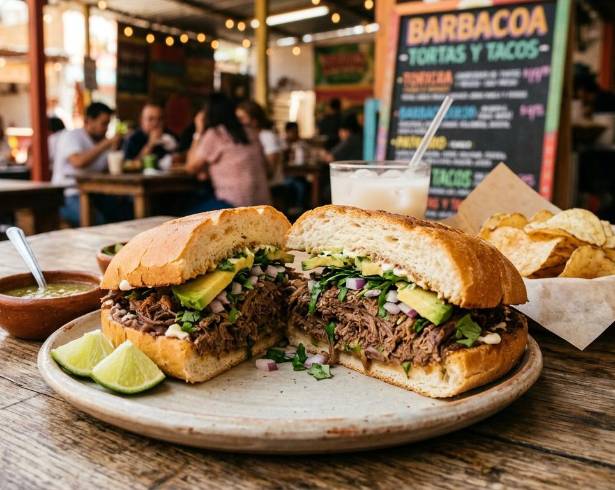 La torta de barbacoa destaca entre los platillos más solicitados por los usuarios de DiDi Food en Coahuila.