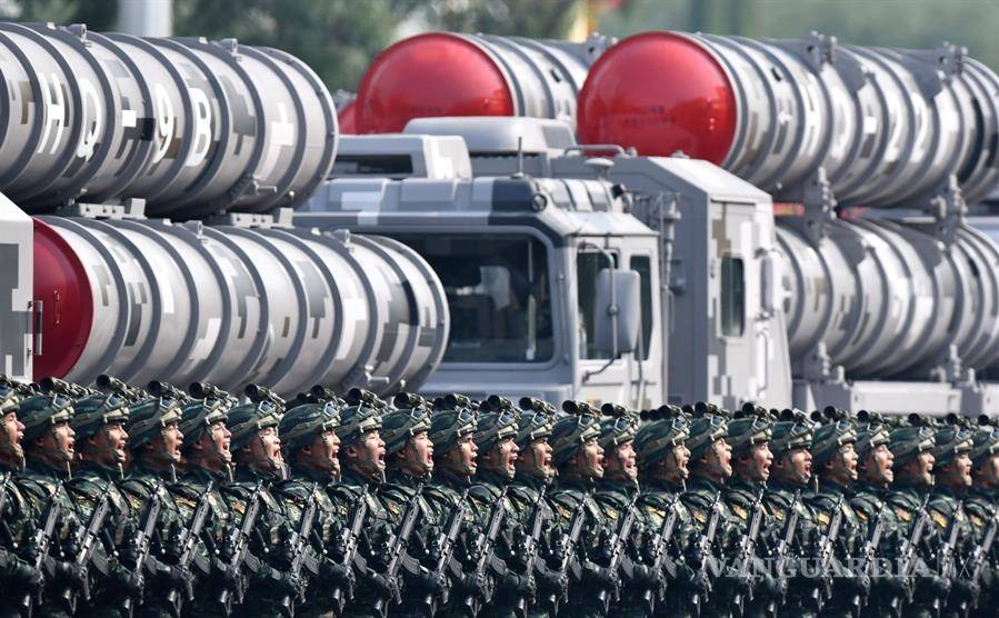 $!China exhibe su poderío militar en el mayor desfile de su historia